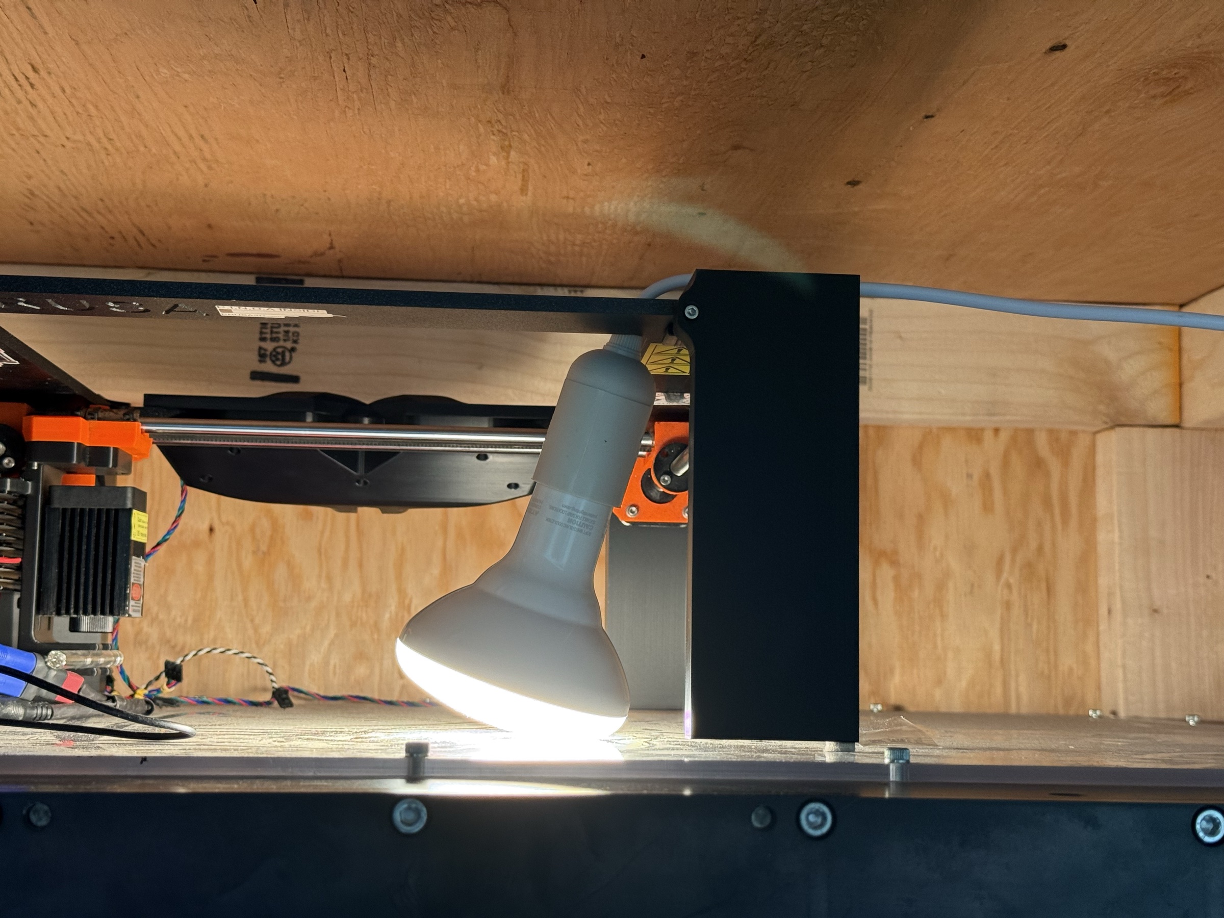 Test-section inspection bulb