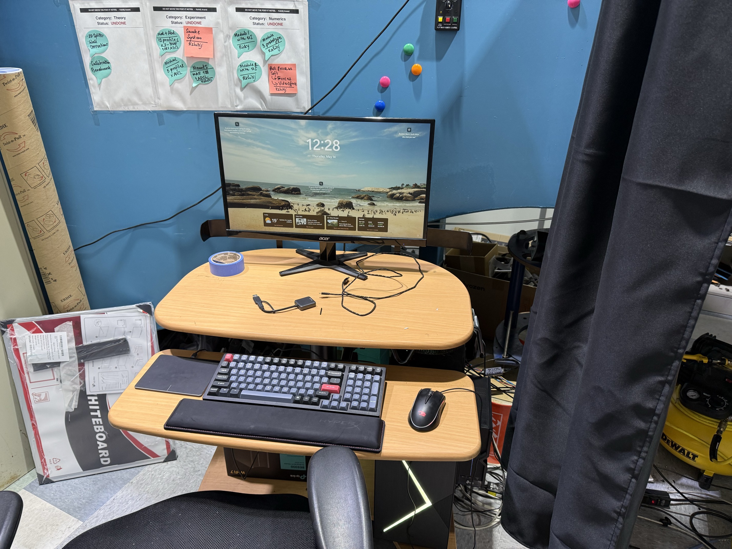 Lab PC and computer station